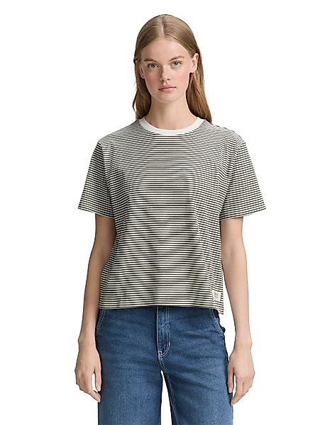 TOM TAILOR Denim T-Shirt mit Streifen günstig online kaufen