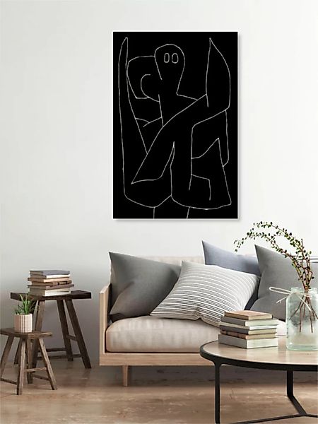 Poster / Leinwandbild - Paul Klee: Wachsamer Engel günstig online kaufen