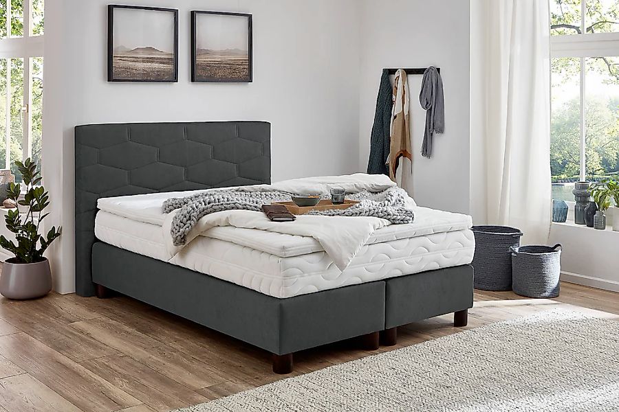 Westfalia Schlafkomfort Boxspringbett wahlweise mit Topper günstig online kaufen