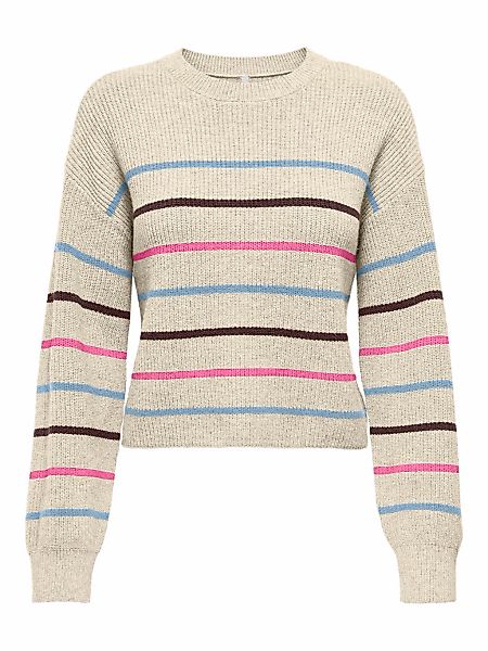 ONLY Strickpullover "ONLIBI LS STRIPE O-NECK CC KNT" günstig online kaufen