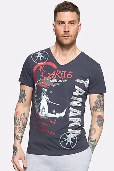 Akito Tanaka T-Shirt Strong mit Print günstig online kaufen
