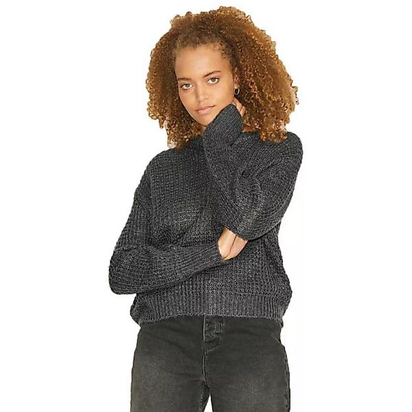Jjxx Camilla Open Rundhalsausschnitt Sweater L Asphalt günstig online kaufen