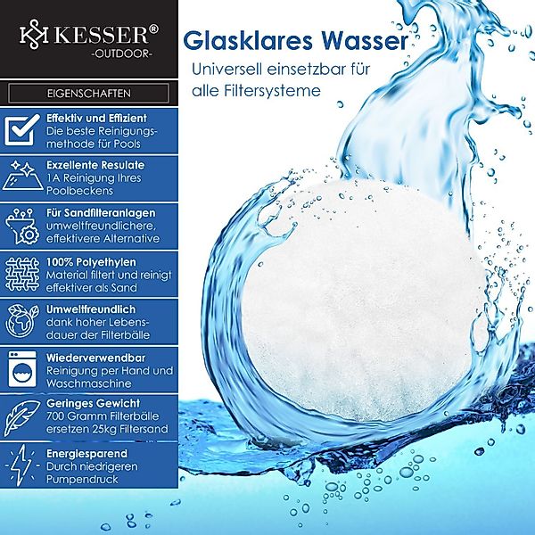 KESSER Sandfilteranlage, Polysphere Filterbälle Filter Sandfilteranlage günstig online kaufen
