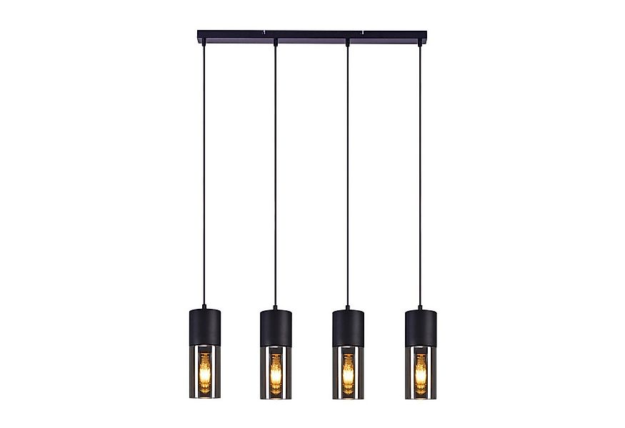 ZMH Pendelleuchte Esszimmer 3/4 Flammig Schwarz E27 Fassung Pendellampe für günstig online kaufen