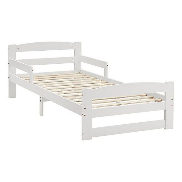 Juskys Einzelbett Arona (90x200 cm - Weiß), für Jugendliche, modernes Desig günstig online kaufen