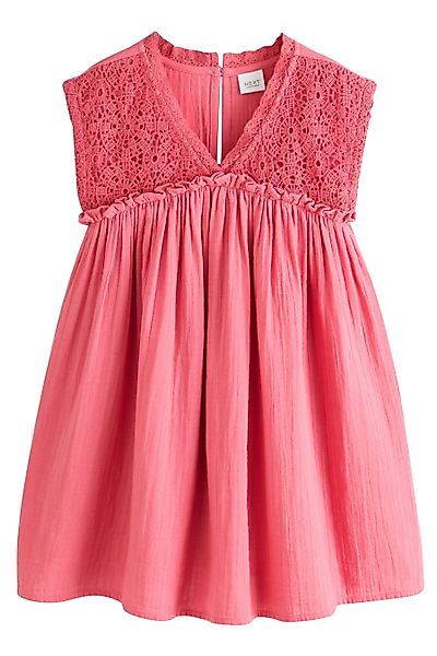 Next Sommerkleid Kleid mit Häkelbesatz (1-tlg) günstig online kaufen