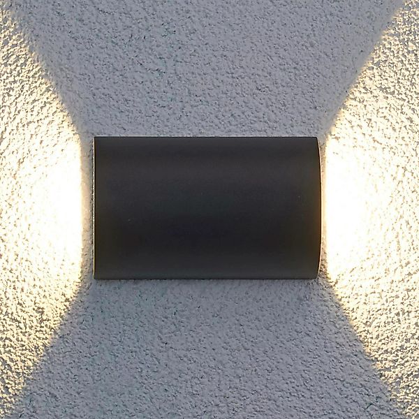 Halbrunde LED-Außenwandleuchte Jale günstig online kaufen