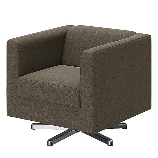 home24 loftscape Sessel Wilno XIV Nougat Flachgewebe 74x71x75 cm (BxHxT) günstig online kaufen