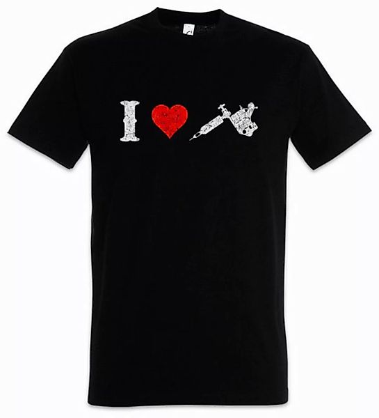 Urban Backwoods Print-Shirt I Love Tattoo Machine Herren T-Shirt Studio Gun günstig online kaufen