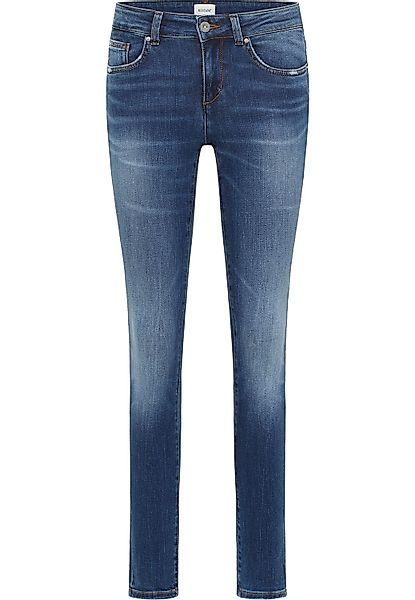 Mustang Damen Jeans QUINCY Skinny Fit - Blau - Mid Blue Denim günstig online kaufen