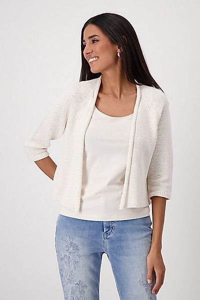 Monari Strickjacke, mit Rollkante günstig online kaufen