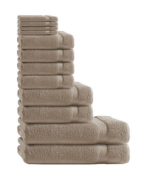 CLASS HOME COLLECTION Handtuch Set 12 TLG Frottee Handtücher Set, 100% Baum günstig online kaufen