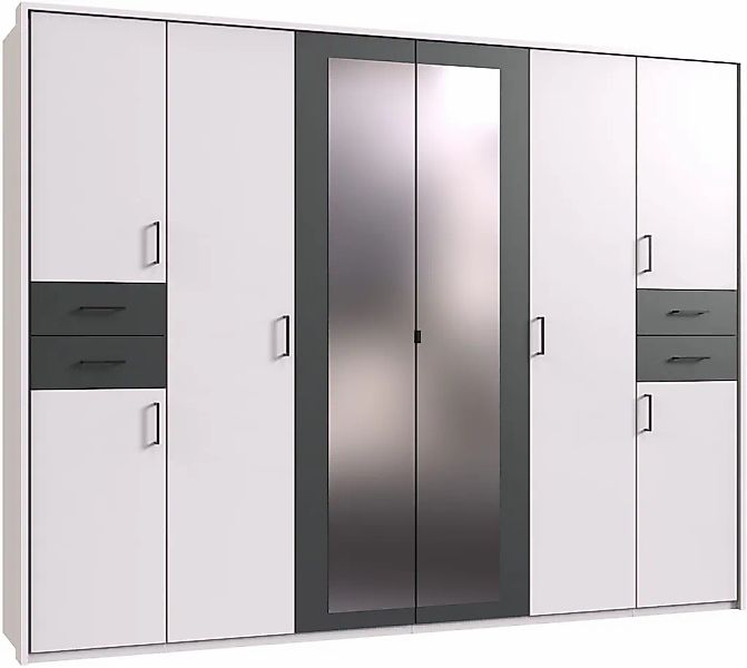 Wimex Drehtürenschrank "Vegas", inklusive Passepartout-Rahmen, mit Spiegelt günstig online kaufen