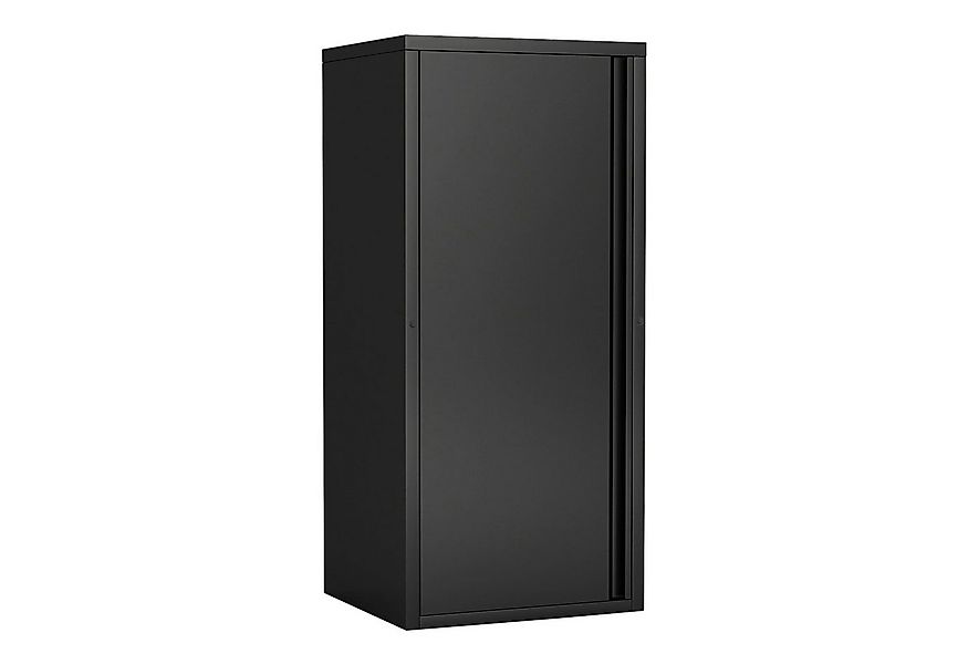 en.casa Mehrzweckschrank »Burlöv« mit 1 Tür und 2 Ablagen 88x40x35 cm Schwa günstig online kaufen