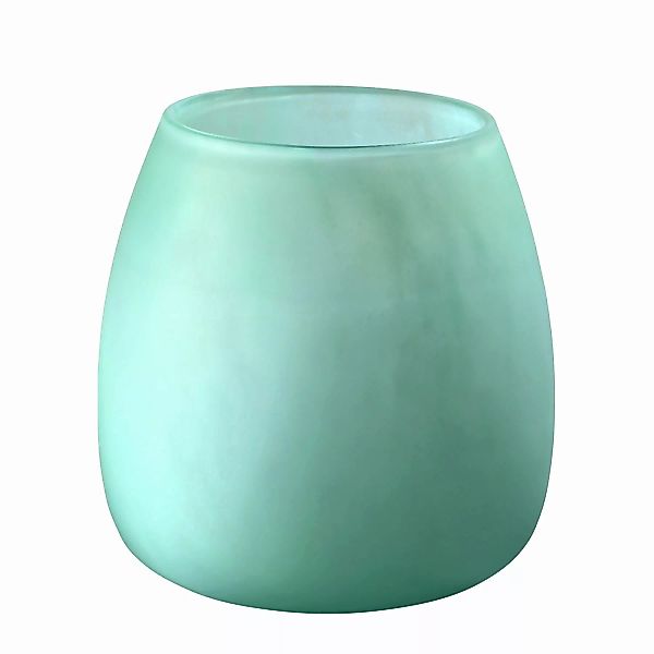home24 Sompex Vase Elsa Grün Glas Ø 20 cm illuminantsType günstig online kaufen