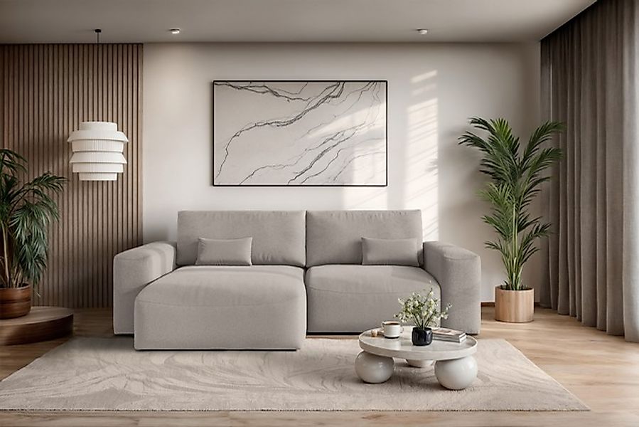 OTTO home Ecksofa »MATTS Schlafsofa mit Bettkasten, Maße B/T/H: 265/159/89 günstig online kaufen