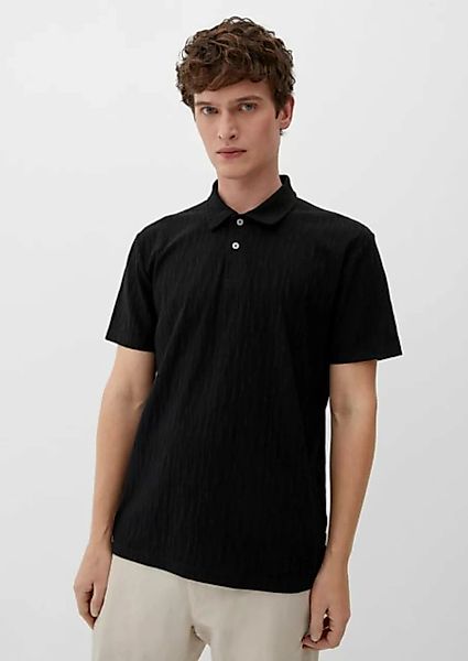 s.Oliver Kurzarmshirt Poloshirt mit Jacquard-Struktur günstig online kaufen