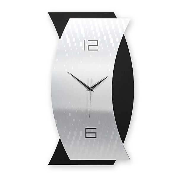Kreative Feder Wanduhr 3D Designer-WANDUHR Silver günstig online kaufen