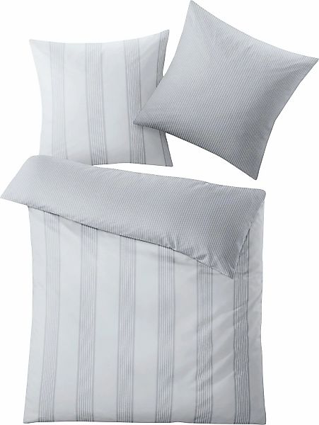 Kleine Wolke Wendebettwäsche "Lina" 2 Stk. im eleganten Streifendesign günstig online kaufen