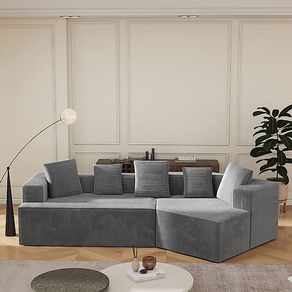 OKWISH Sofa Ecksofa,Loungesofa mit Wolken Kombinationssofa, günstig online kaufen