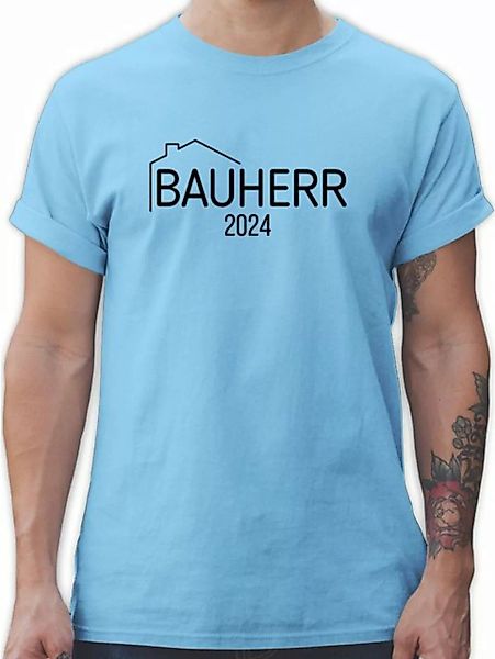Shirtracer T-Shirt Bauherr 2024 Herren & Männer Geschenke günstig online kaufen