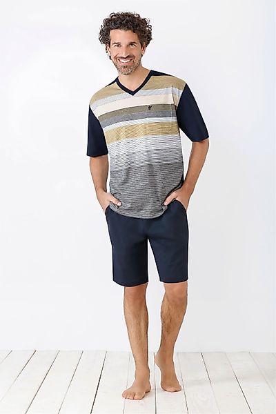 Hajo Schlafanzug Herren Bermuda-Shorty, Klima-Komfort günstig online kaufen
