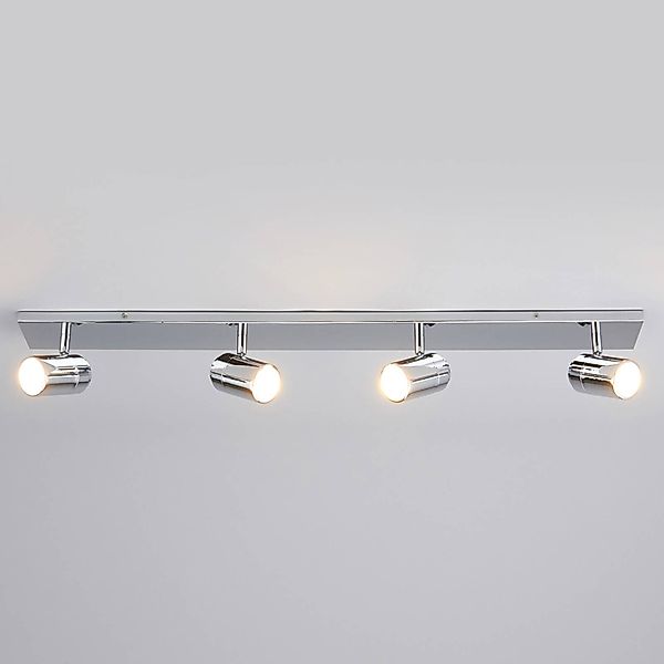 Lindby Bad-Deckenleuchte Dejan, 85cm, 4-flg., chrom, IP44 günstig online kaufen
