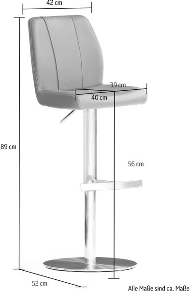 MCA furniture Bistrostuhl BARBECOOL Barhocker Bistrostuhl günstig online kaufen