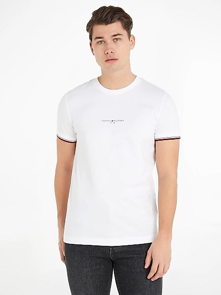 Tommy Hilfiger T-Shirt "TOMMY LOGO TIPPED TEE" günstig online kaufen