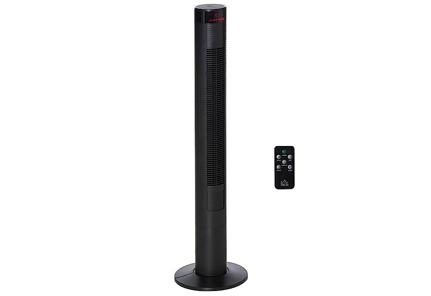 HOMCOM Standventilator Turmventilator mit Fernbedienung, 31.5 cm Durchmesse günstig online kaufen