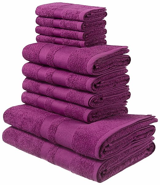 my home Handtuch Set Vanessa, 10-tlg günstig online kaufen