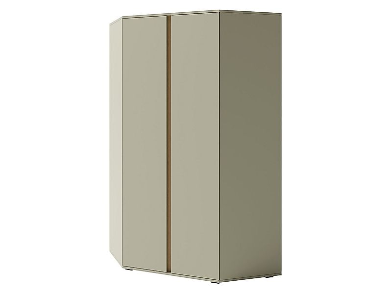 Beautysofa Eckschrank LICO 2-türig – Kleiderschrank mit 8 Regalböden, 2 Kle günstig online kaufen