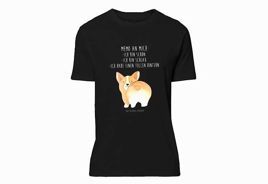 Mr. & Mrs. Panda T-Shirt Corgie Po - Schwarz - Geschenk, Party, Hundespruch günstig online kaufen