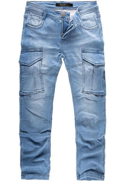 Amaci&Sons Cargojeans LINNDALE Sweathose im Denim günstig online kaufen