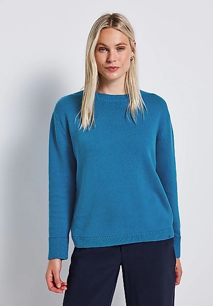 STREET ONE Strickpullover mit Rundhalsausschnitt günstig online kaufen
