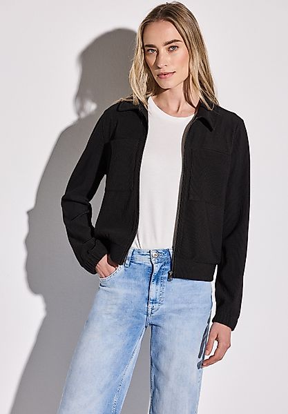 STREET ONE Sweatjacke, mit Brusttaschen günstig online kaufen