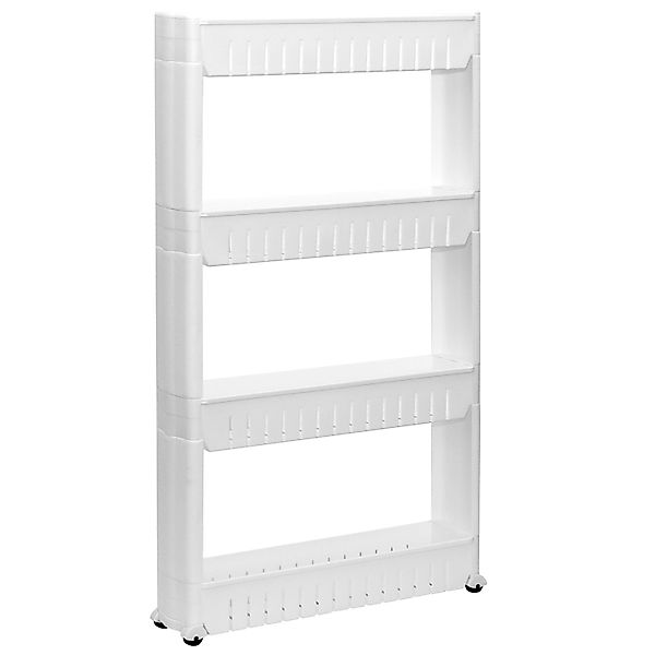 eyepower Küchenwagen für schmale Nischen: 54 x 12,5 Nischenregal - Rollrega günstig online kaufen