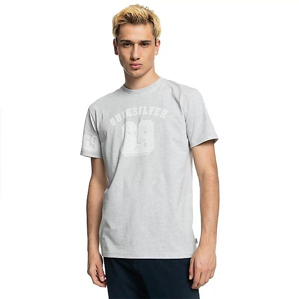 Quiksilver End Credits Kurzärmeliges T-shirt S Athletic Heather günstig online kaufen