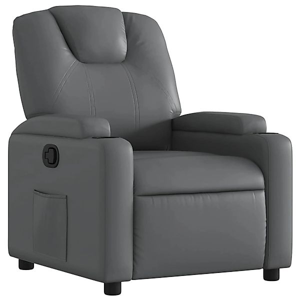 vidaXL Relaxsessel Grau Kunstleder 3205978 günstig online kaufen