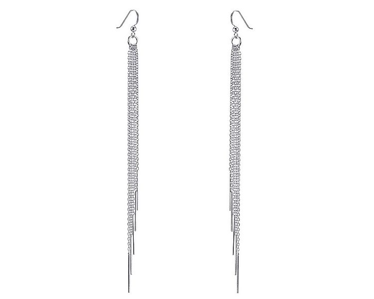 Materia Paar Ohrhänger Damen Silber Pendel Stäbchen 140mm SO-47, Aus 925 St günstig online kaufen