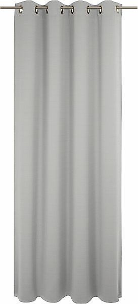 Adam Vorhang "Vorhang Uni Collection Light aus 100 % Bio-Baumwolle, Ösen (1 günstig online kaufen
