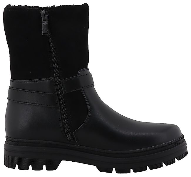 TOM TAILOR Winterstiefelette, Blockabsatz, Winterboots, Stiefelette mit Zie günstig online kaufen