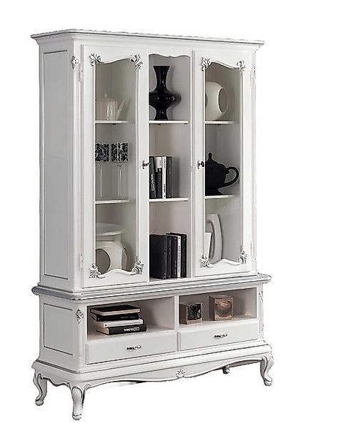 JVmoebel Vitrine Wohnzimmer Schrank Bücher Regal Anrichte Klassische Möbel günstig online kaufen