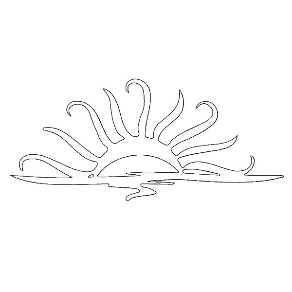 Jumpeak Wanddekoobjekt Sonne Metall Kunst Wanddekor, günstig online kaufen