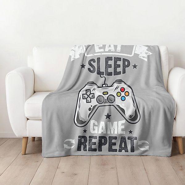 Wohndecke Gamer 150x200 cm, Geschenkidee für günstig online kaufen