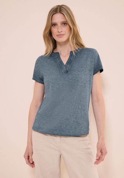 Cecil V-Shirt aus reiner Baumwolle günstig online kaufen