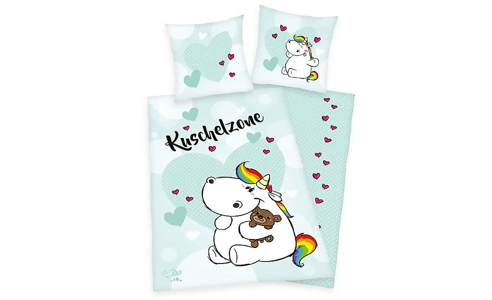 Pummeleinhorn Kinderbettwäsche Pummeleinhorn, Renforcé, 2 teilig günstig online kaufen