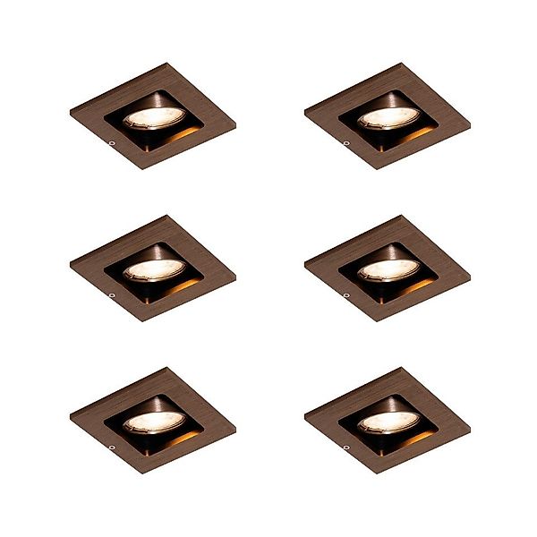 Qazqa LED Einbaustrahler 105895, ohne Leuchtmittel, günstig online kaufen