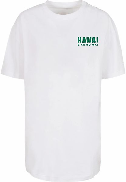 Merchcode T-Shirt "Merchcode Ladies Hawai Oversized Tee" 1 Stk. tlg. günstig online kaufen