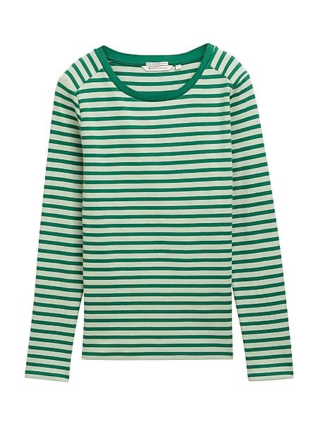 TOM TAILOR Denim Langarmshirt striped interlock günstig online kaufen